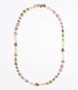 Chan Luu Gemstone And Pearl Necklace