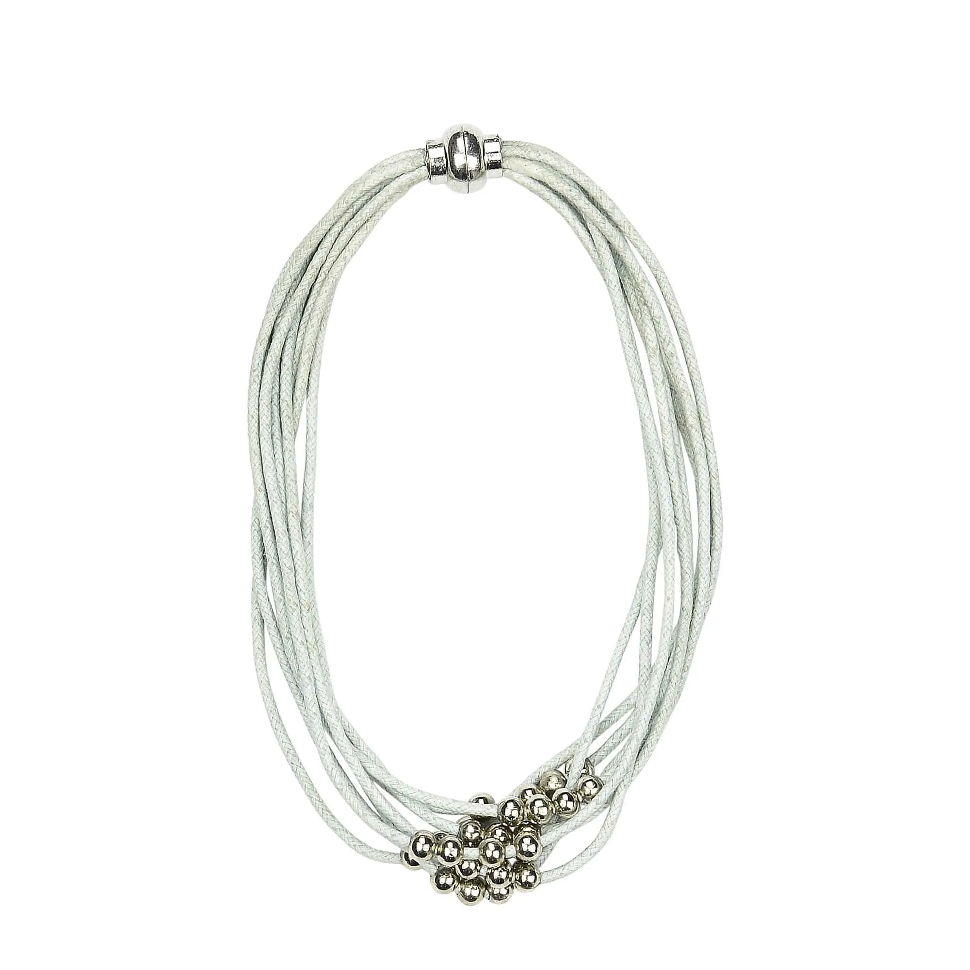EVELYN Bracelet /Choker necklace - Grey blue