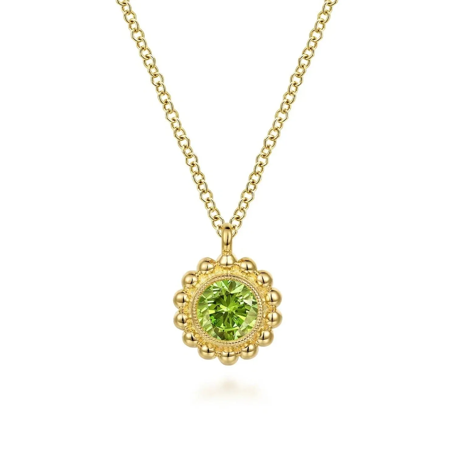 Gabriel & Co. Faceted Gemstone Bujukan Pendant