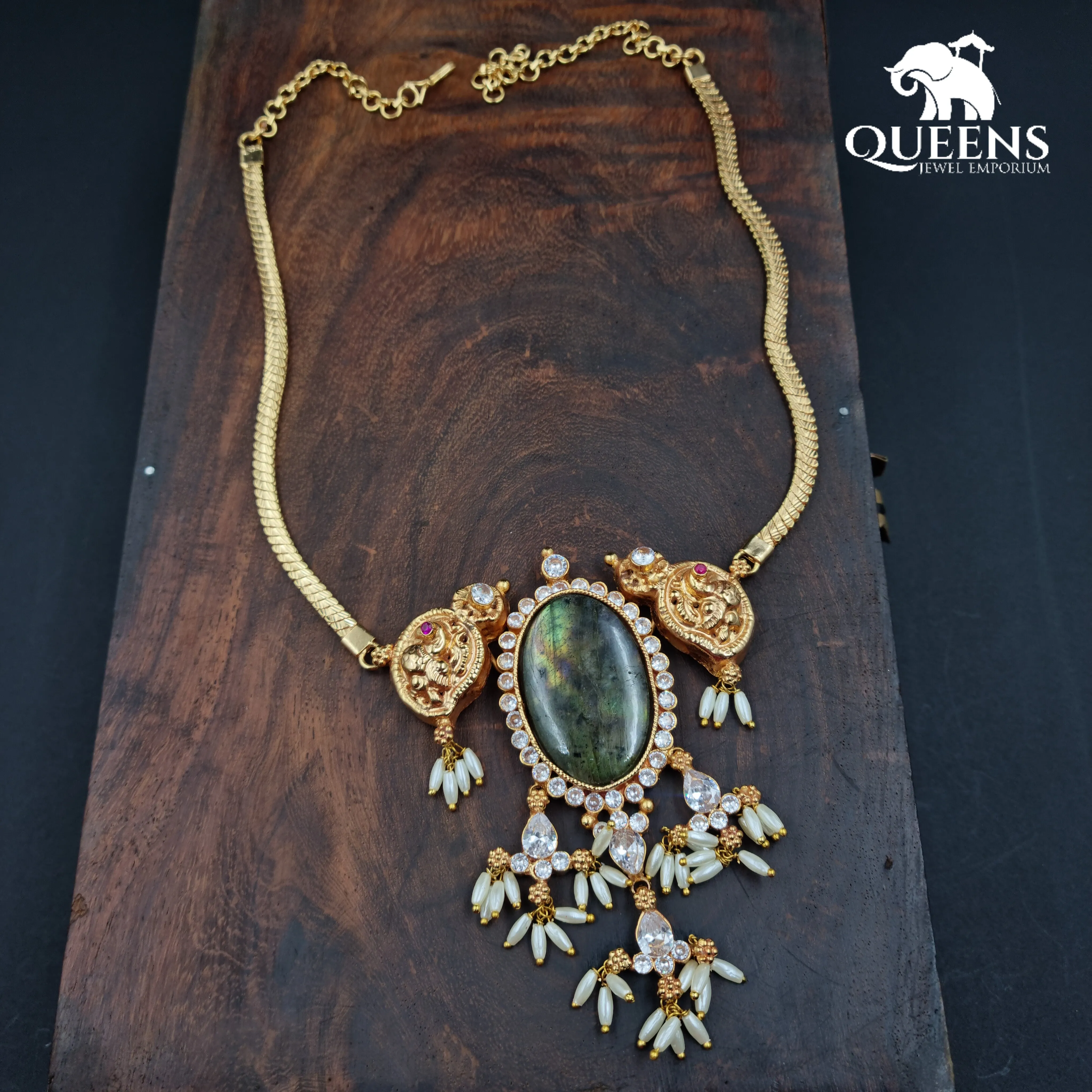 IDHAYA KEMP NECKLACE