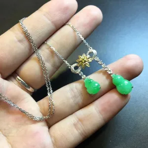 Natural Jade Necklace Jadeite Necklace NNE015