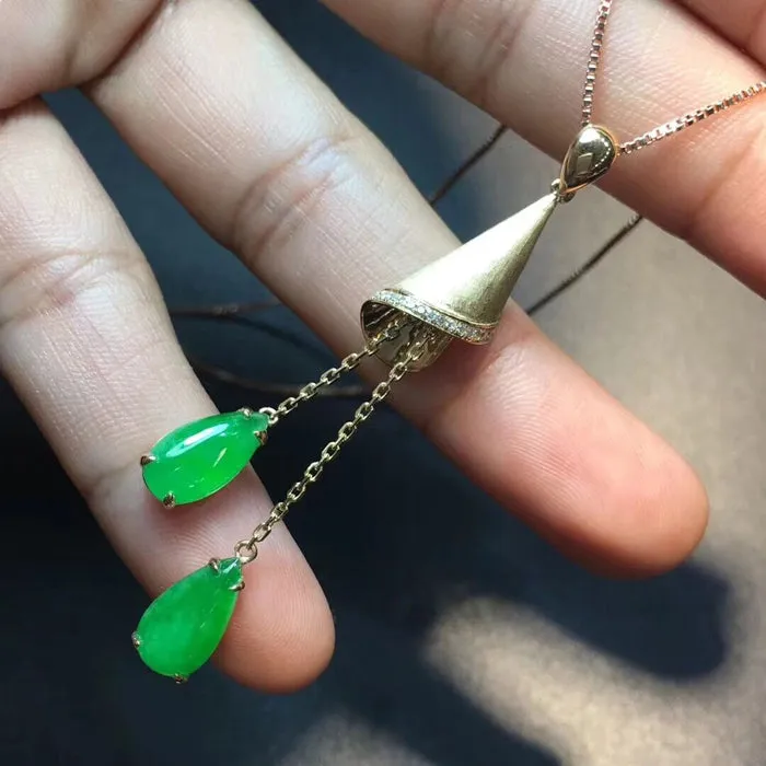 Natural Jade Necklace Jadeite Necklace NNE022