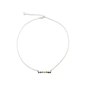 Pride Gemstone Bar Necklace