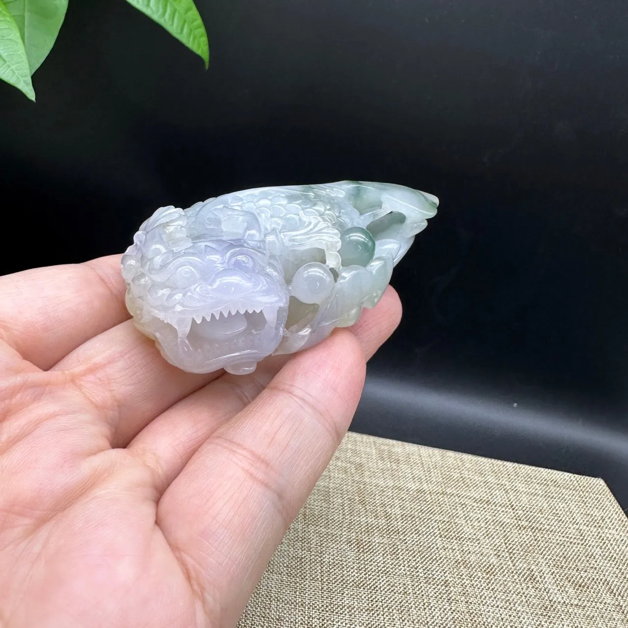 RealJade® Co. Genuine Jadeite Jade Dragon Pendant Necklace