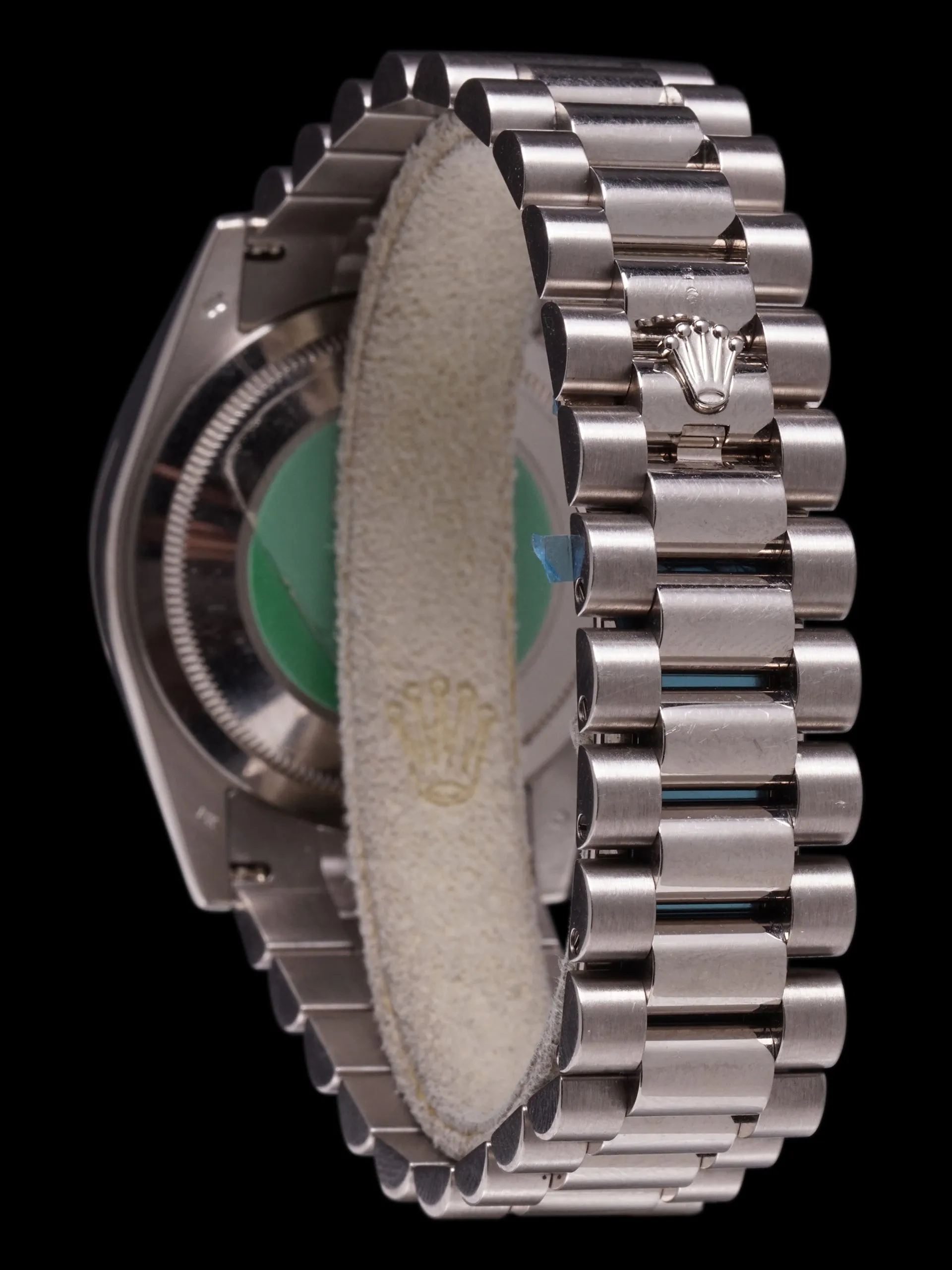 *Unpolished* 2010 Rolex Day-Date (Ref. 118209) 18k WG Lapis Dial W/ Box & Papers