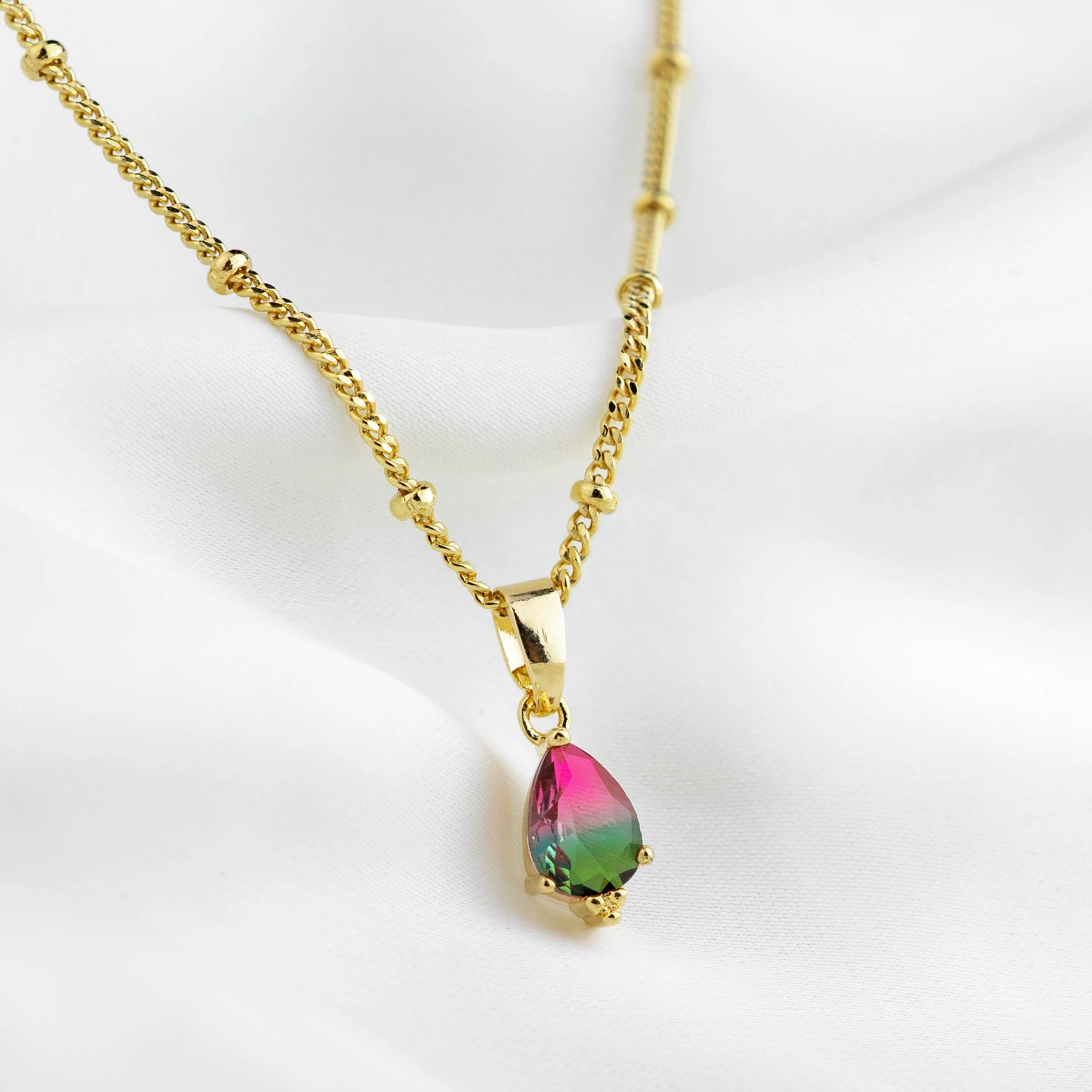 Watermelon Drop Necklace